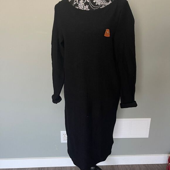 Scotch & Soda Black Longsleeve sweater Dress . Size 1 - Picture 1 of 3